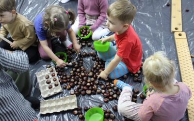 „Jesienna sensoryka” – kółko sensoryczne w grupie Żabek